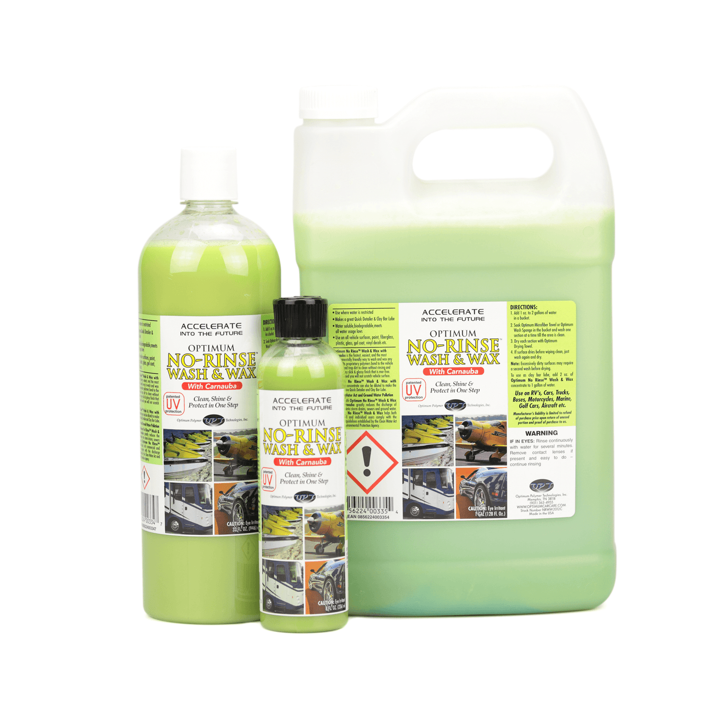 Optimum No Rinse Wash & Wax (ONR) - autoshampoo met wax