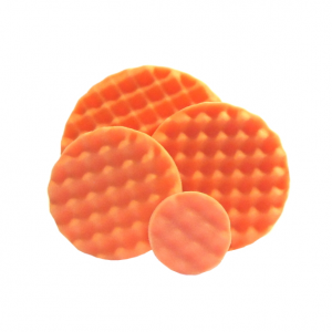 Orange Waffle Foam Pad - polijstpad