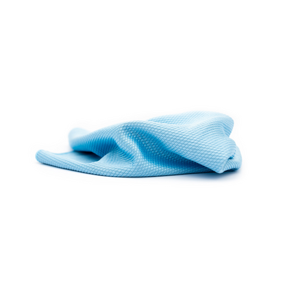 Blue Glass and Window Towel - ruitendoek