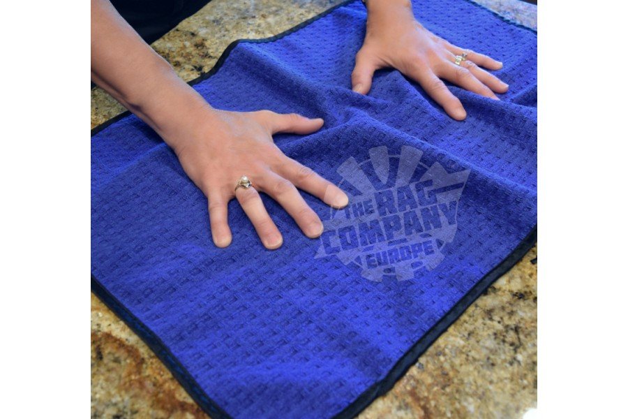 Blue Waffle Wave Towel - ruitendoek